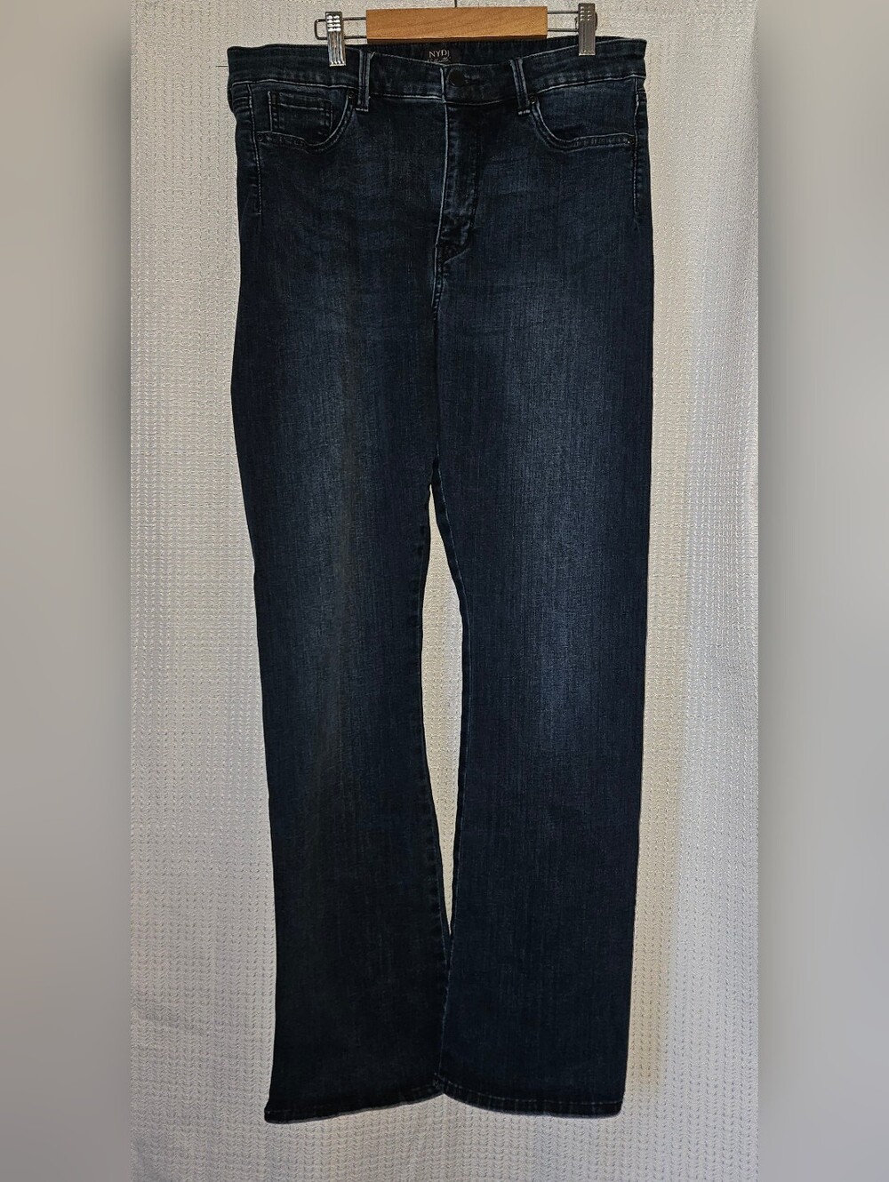 NYDJ Jeans Size 12 Slim Bootcut Stretch Denim High Rise